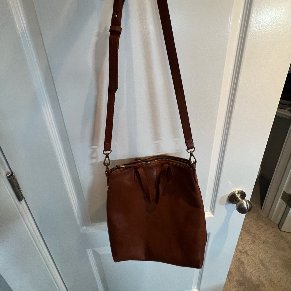 Madewell Zip Top Crossbody Purse
